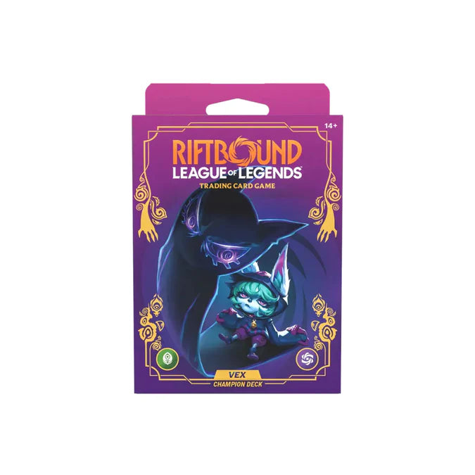 Tcg Riftbound: League of Legends Unleashed Champion Deck Vex