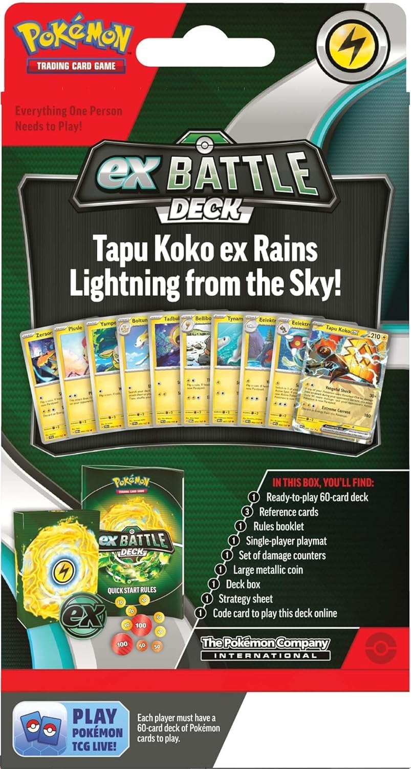 Tcg Pokemon: Ex Battle Deck Tapu Koko ex