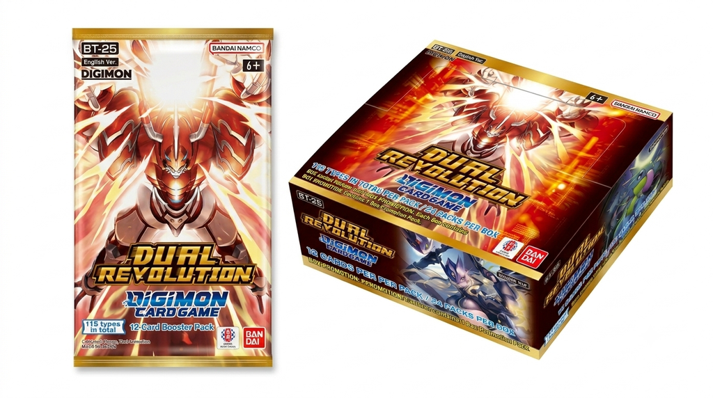 Tcg Digimon: Dual Revolution bt25 Booster pack 12 cards