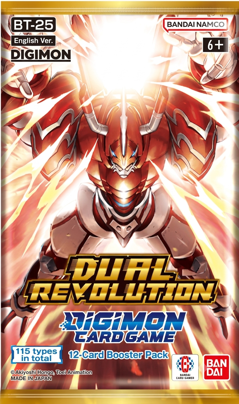 Tcg Digimon: Dual Revolution bt25 Booster pack 12 cards