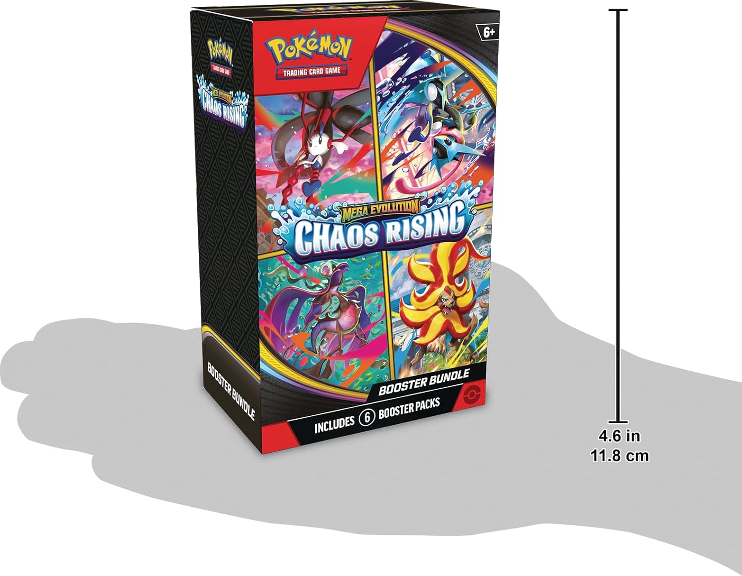 Tcg Pokemon: Mega Evolution Chaos Rising Booster Bundle