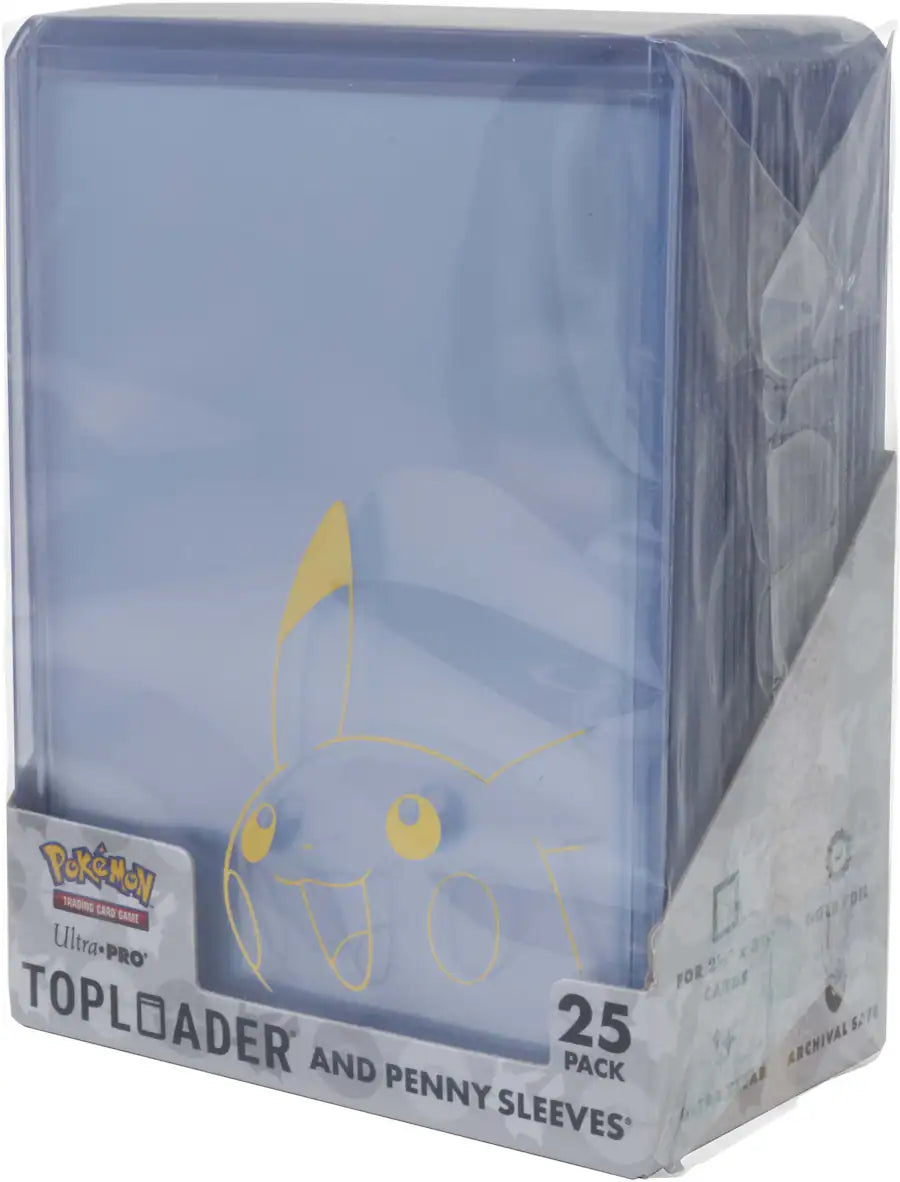 Tcg pokemon: Ultra Pro Top Loader Pikachu & Penny Sleeves x25