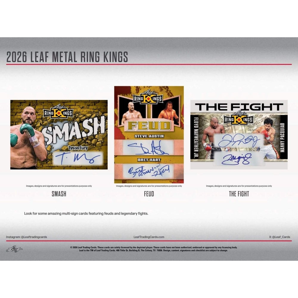 2026 Leaf Metal Ring Kings