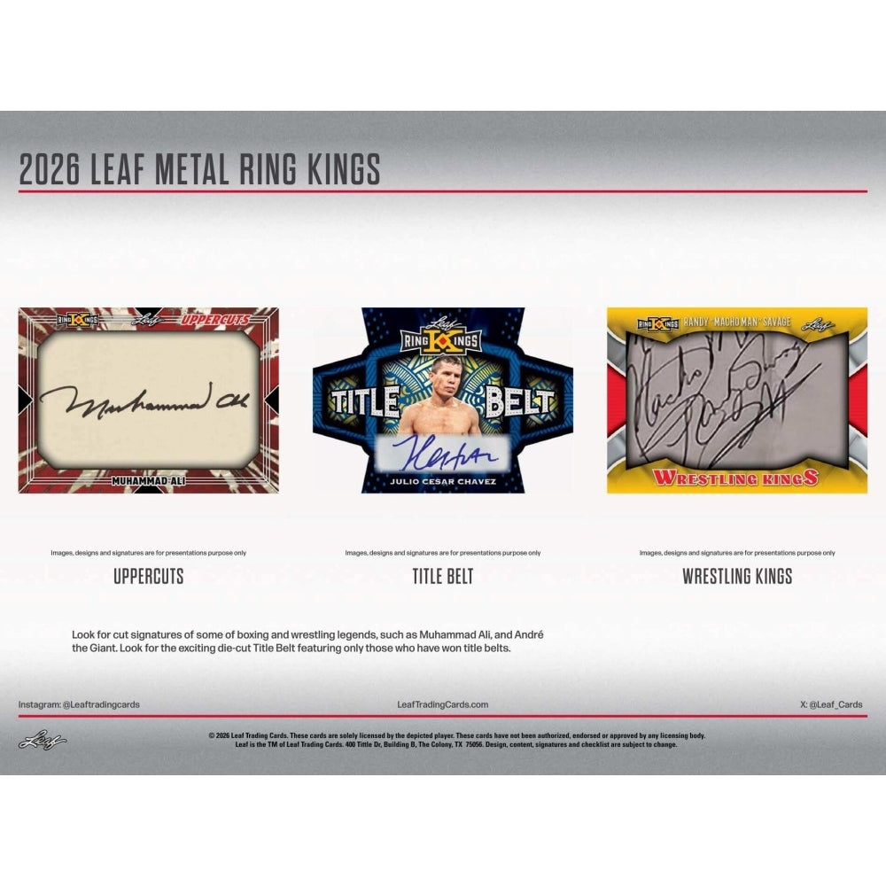 2026 Leaf Metal Ring Kings