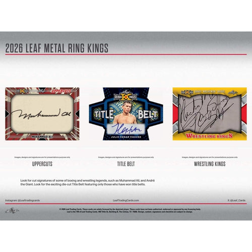 2026 Leaf Metal Ring Kings
