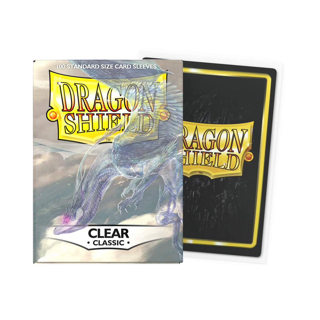 Tcg Dragon Shield Sleeves: Standard Classic Clear 100 ct