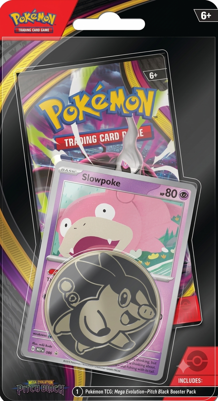 Tcg pokemon: Mega Evolution Pitch Black Checklane Slowpoke Blister