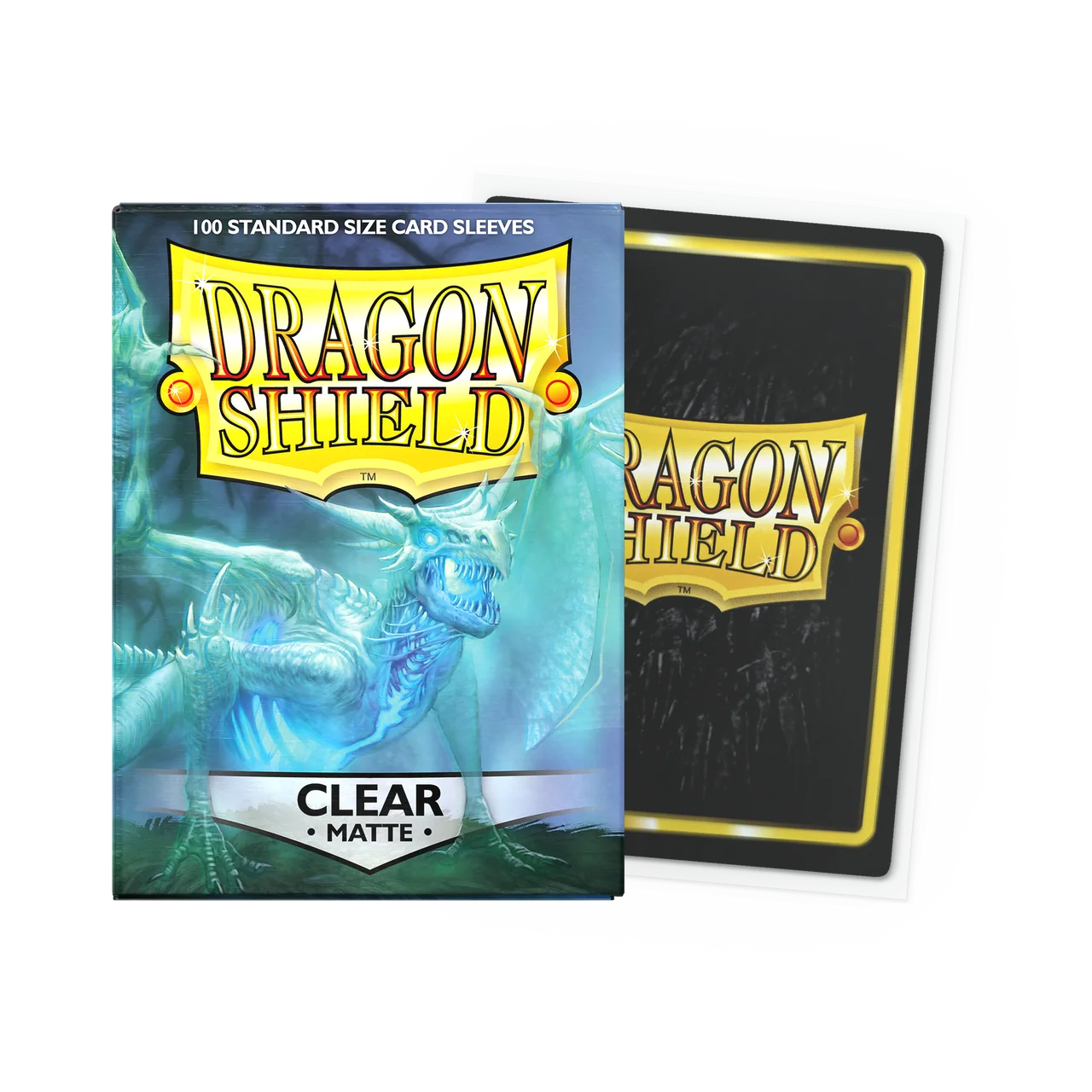 Tcg Dragon Shield Sleeves: Standard Matte Clear 100 ct