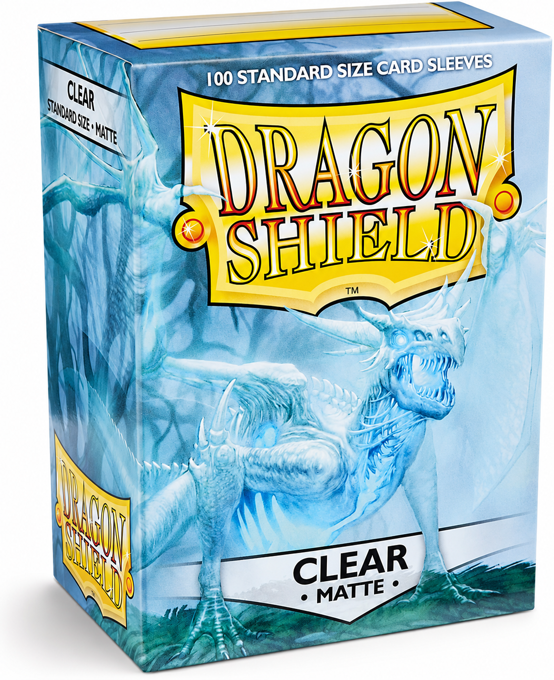 Tcg Dragon Shield Sleeves: Standard Matte Clear 100 ct