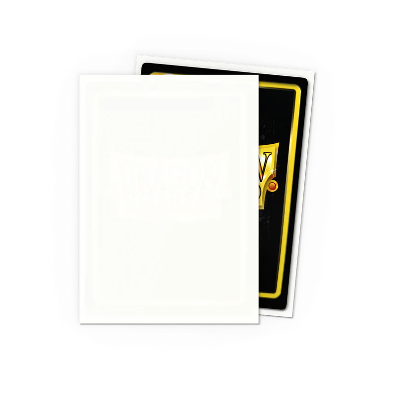 Tcg Dragon Shield Sleeves: Standard Matte White 100 ct