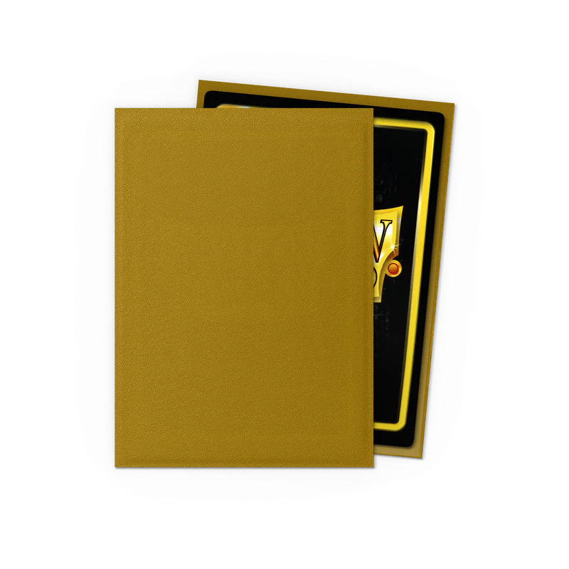 Tcg Dragon Shield Sleeves: Standard Matte Gold 100 ct