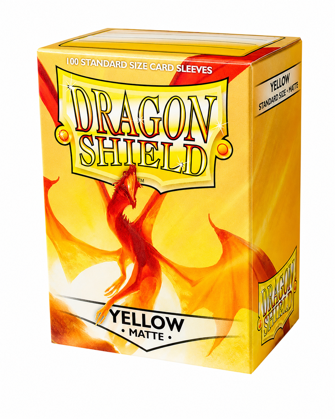 Tcg Dragon Shield Sleeves: Standard Matte Yellow 100 ct