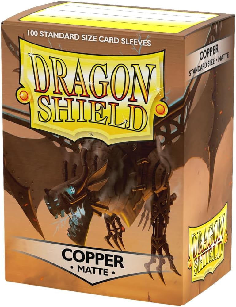 Tcg Dragon Shield Sleeves: Standard Matte Copper 100 ct