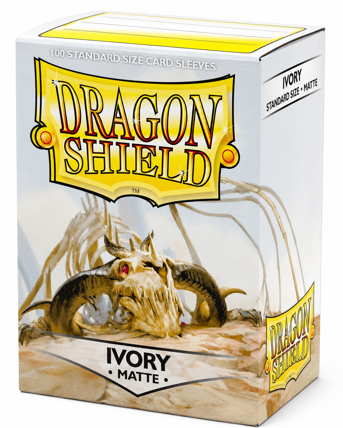 Tcg Dragon Shield Sleeves: Standard Matte Ivory 100 ct
