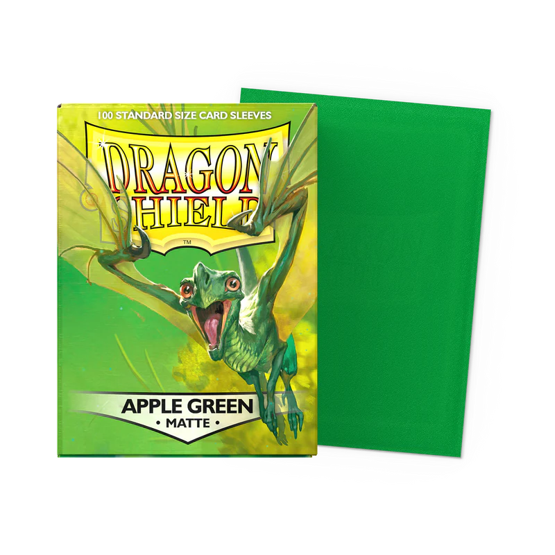 Tcg Dragon Shield Sleeves: Standard Matte Apple Green 100 ct