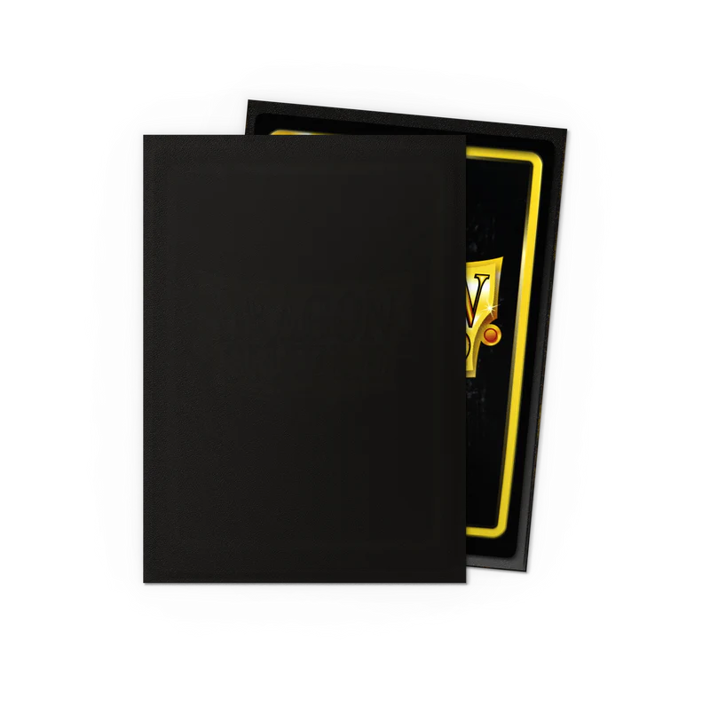Tcg Dragon Shield Sleeves: Standard Matte Jet 100 ct