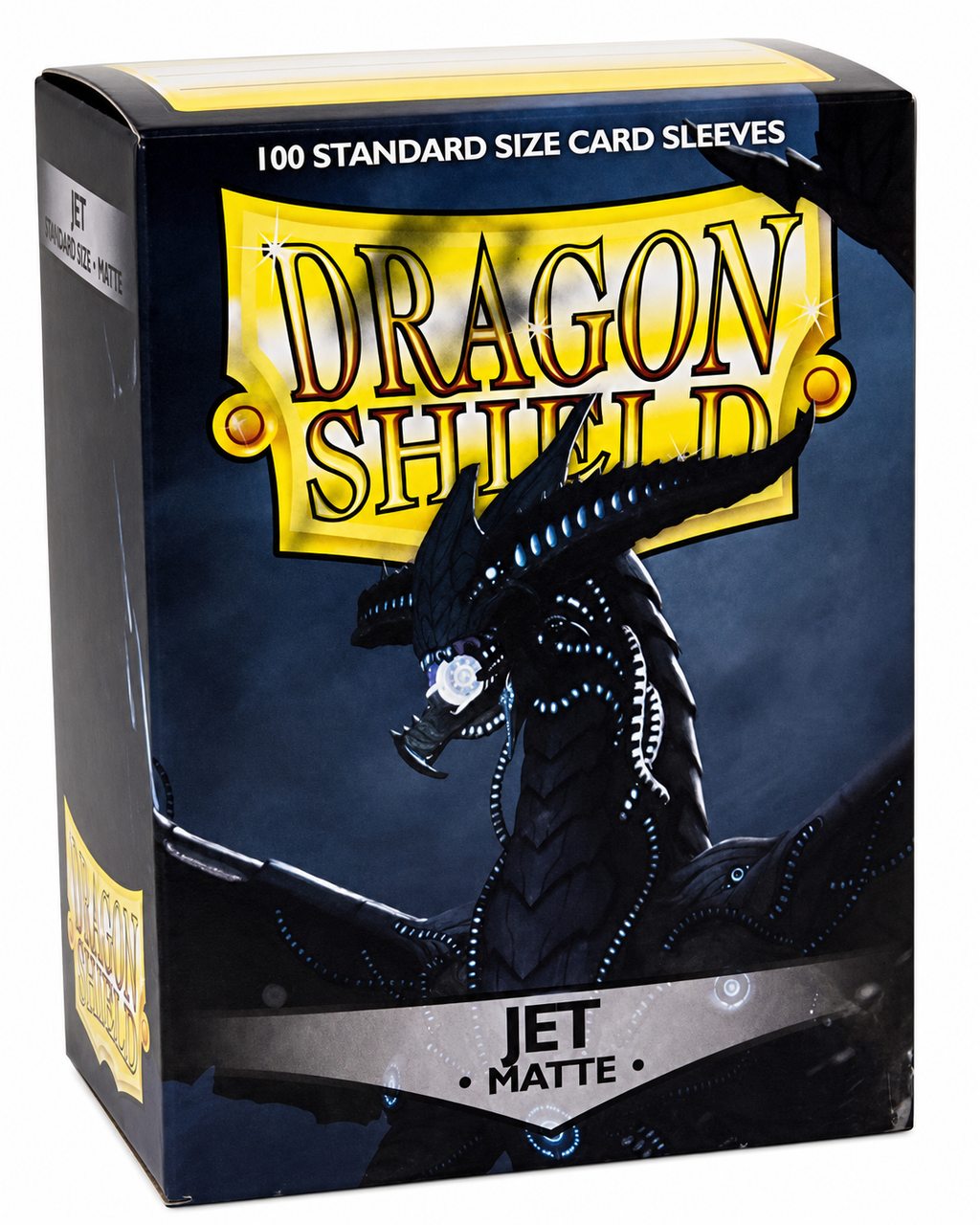 Tcg Dragon Shield Sleeves: Standard Matte Jet 100 ct