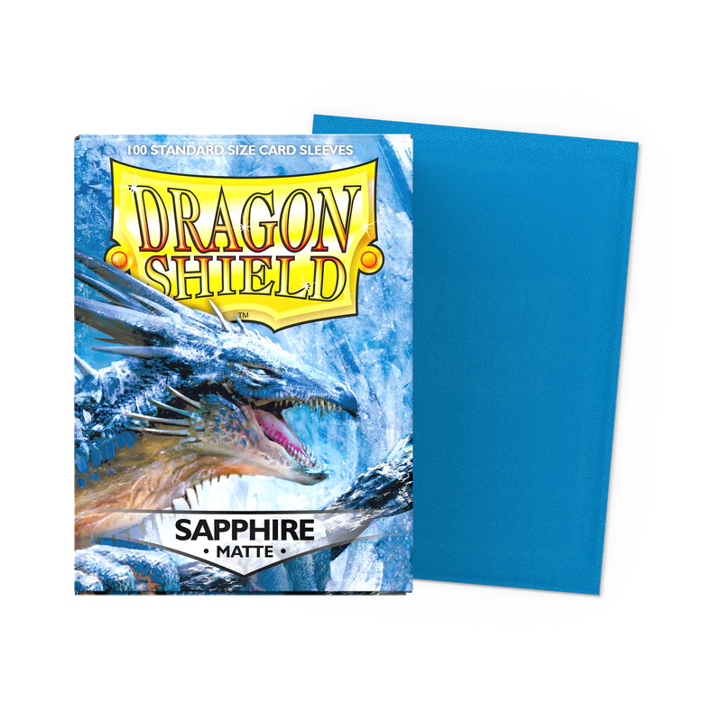 Tcg Dragon Shield Sleeves: Standard Matte Sapphire 100 ct
