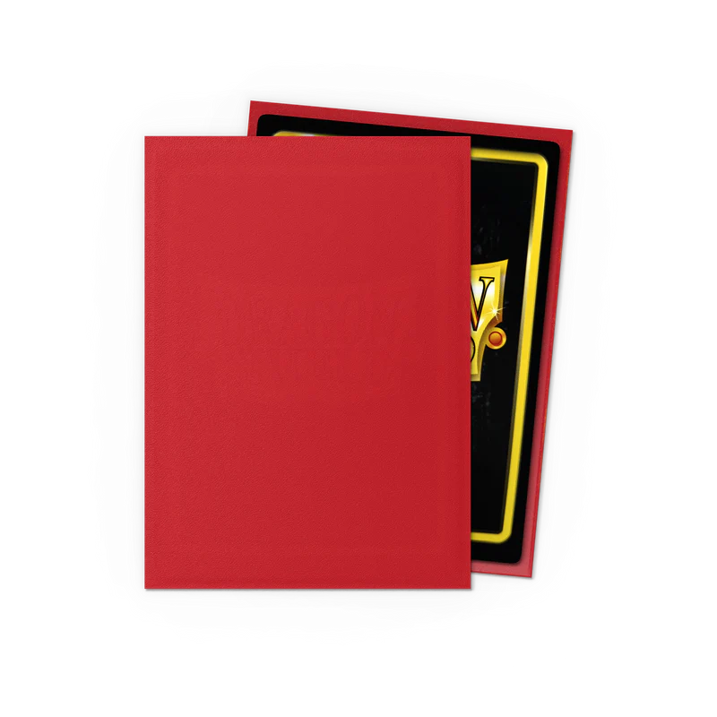 Tcg Dragon Shield Sleeves: Standard Matte Ruby 100 ct