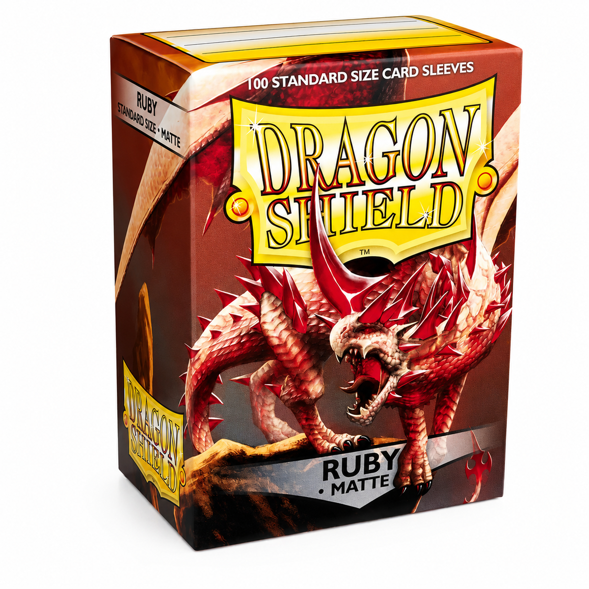 Tcg Dragon Shield Sleeves: Standard Matte Ruby 100 ct