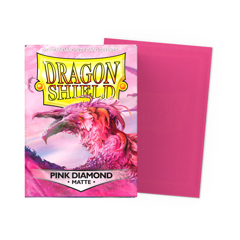 Tcg Dragon Shield Sleeves: Standard Matte Pink Diamond 100 ct