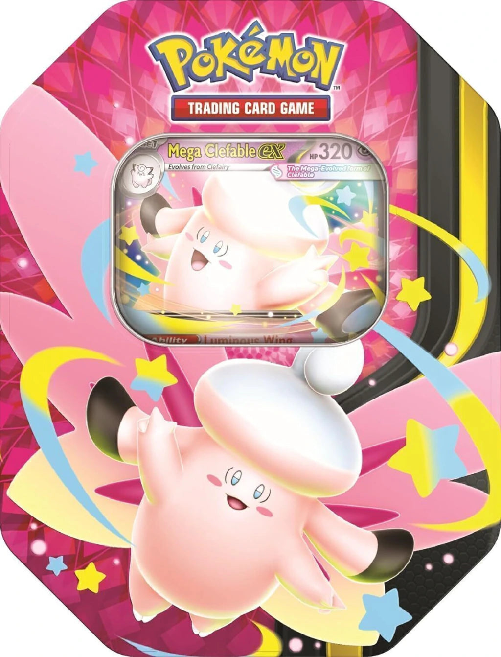 Pokemon TCG: Mega Moonlit Tin Mega Mega Clefable ex Promo