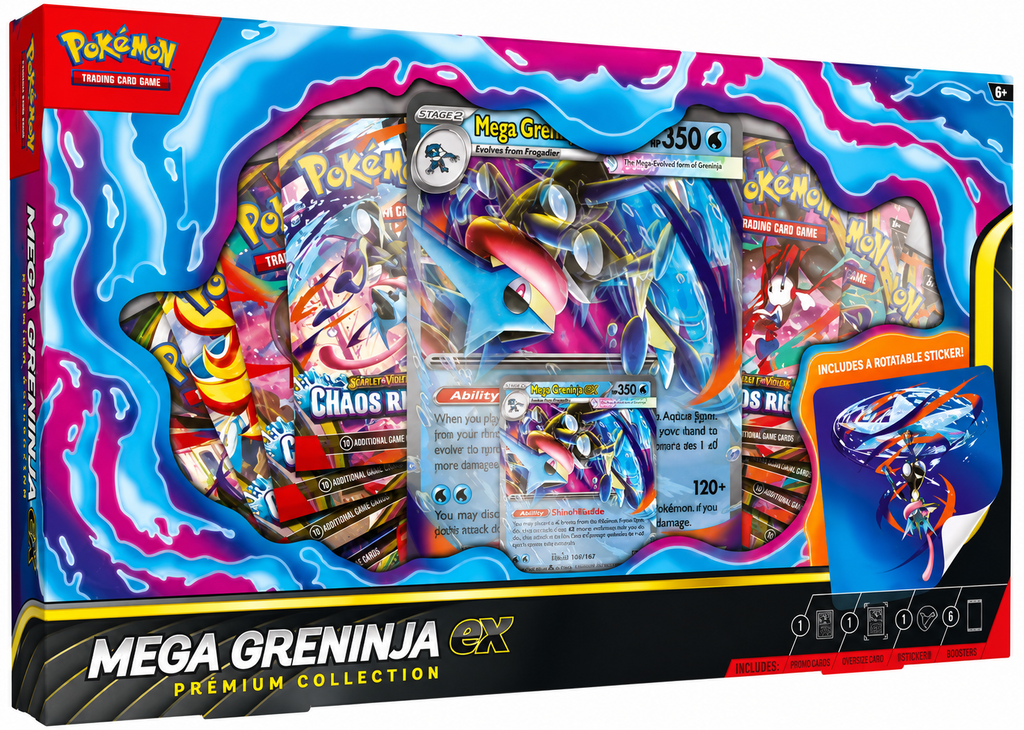 Tcg Pokemon: Mega Greninja EX Premium Collection