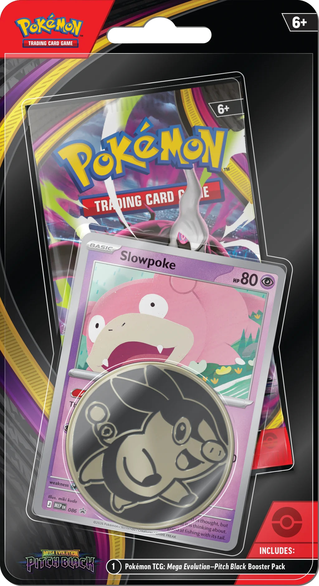 Pokemon Tcg: Mega Evolution Pitch Black Checklane Blister