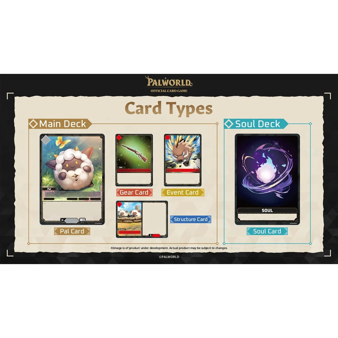 Palworld Official Card Game Dawn of Palpagos Green Purple Trial Deck