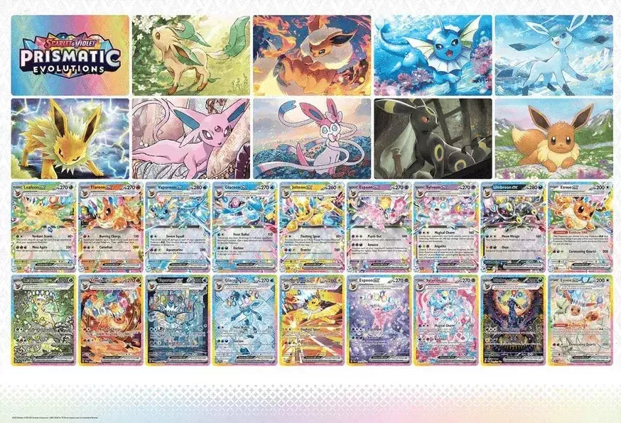 Tcg pokemon: Prismatic Evolutions Poster Collection