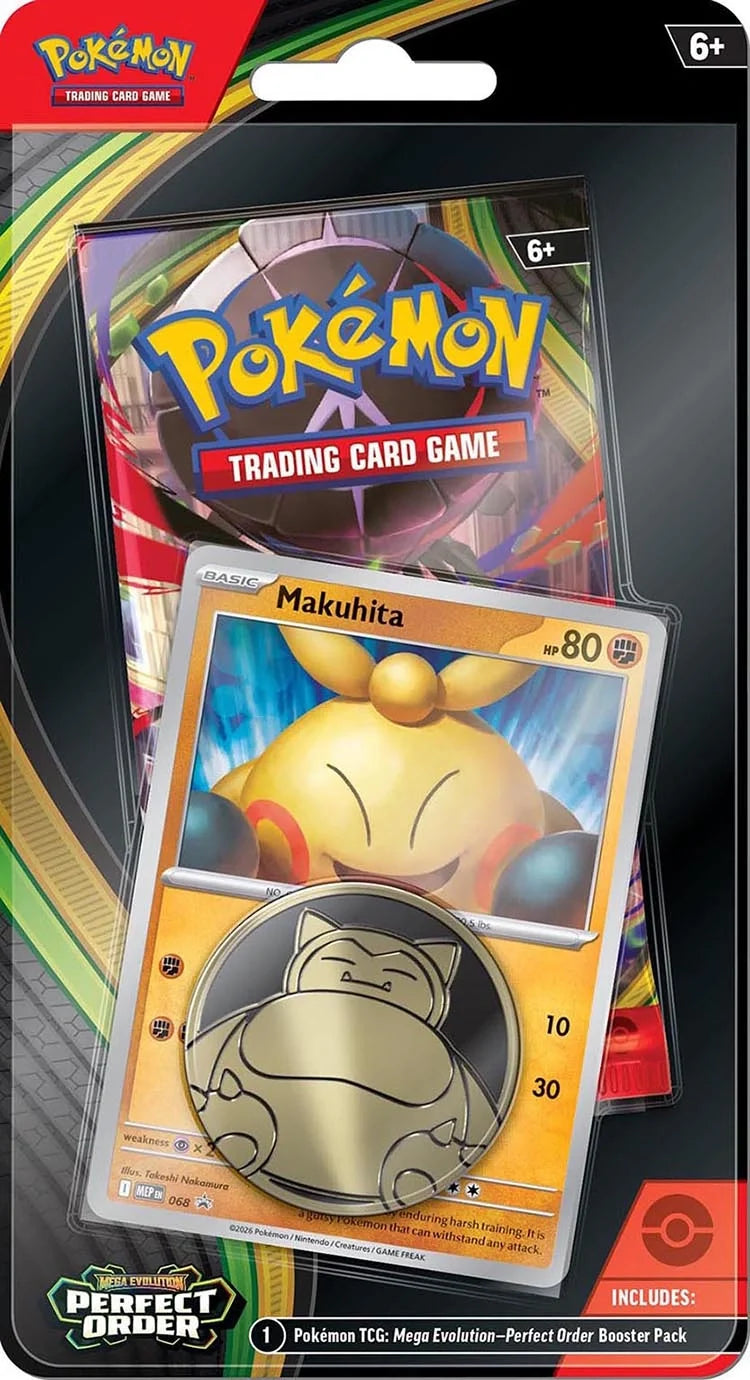 Pokémon TCG: Mega Evolution - Perfect Order Checklane Blister Makuhita