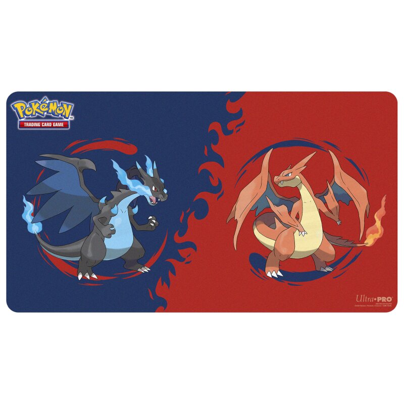 Ultra Pro Mega Charizard X and Mega Charizard Y Playmat for the Pokémon TCG