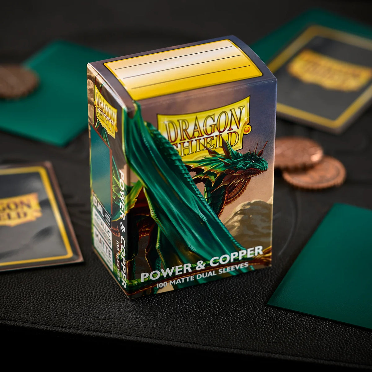 Tcg dragon shield: Power & Copper Matte Dual Sleeves