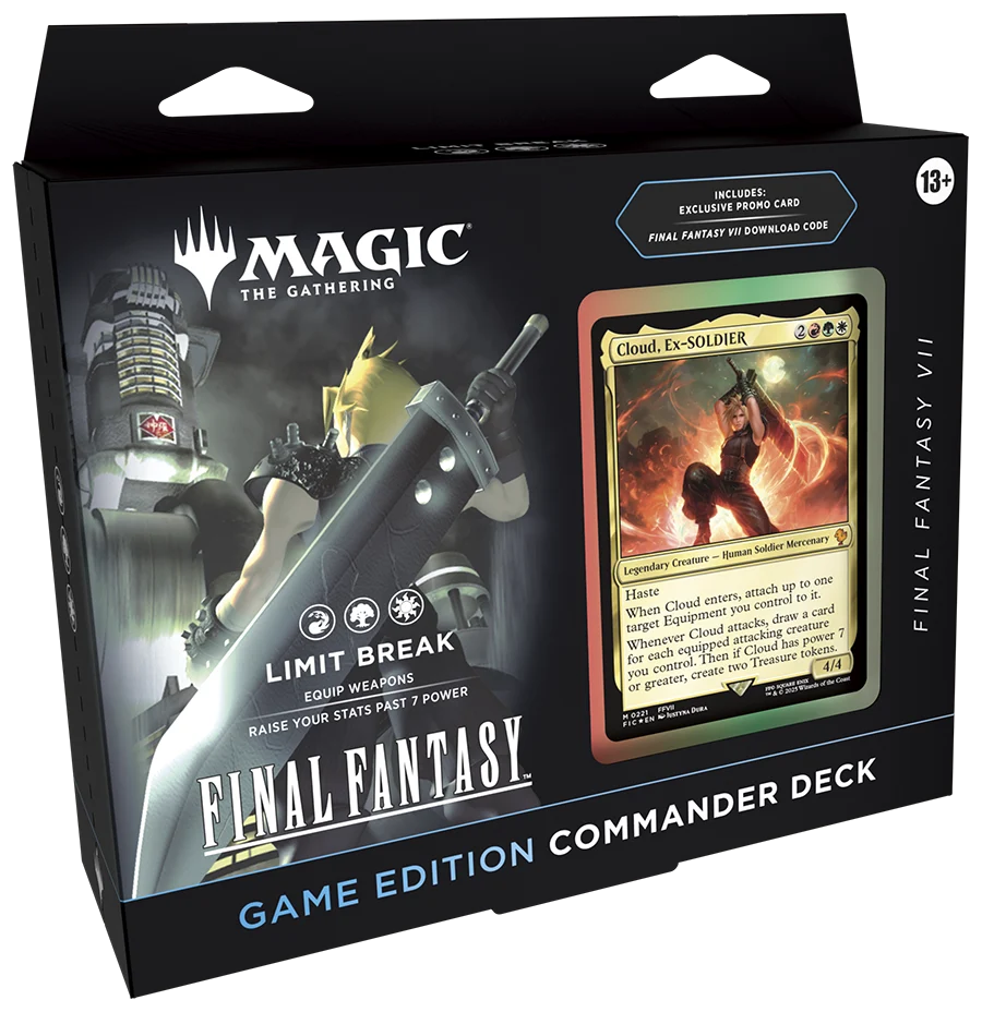 Tcg Magic the gathering: Universes Beyond: Final Fantasy: Commander Deck FINAL FANTASY VII Limit Break Game Edition