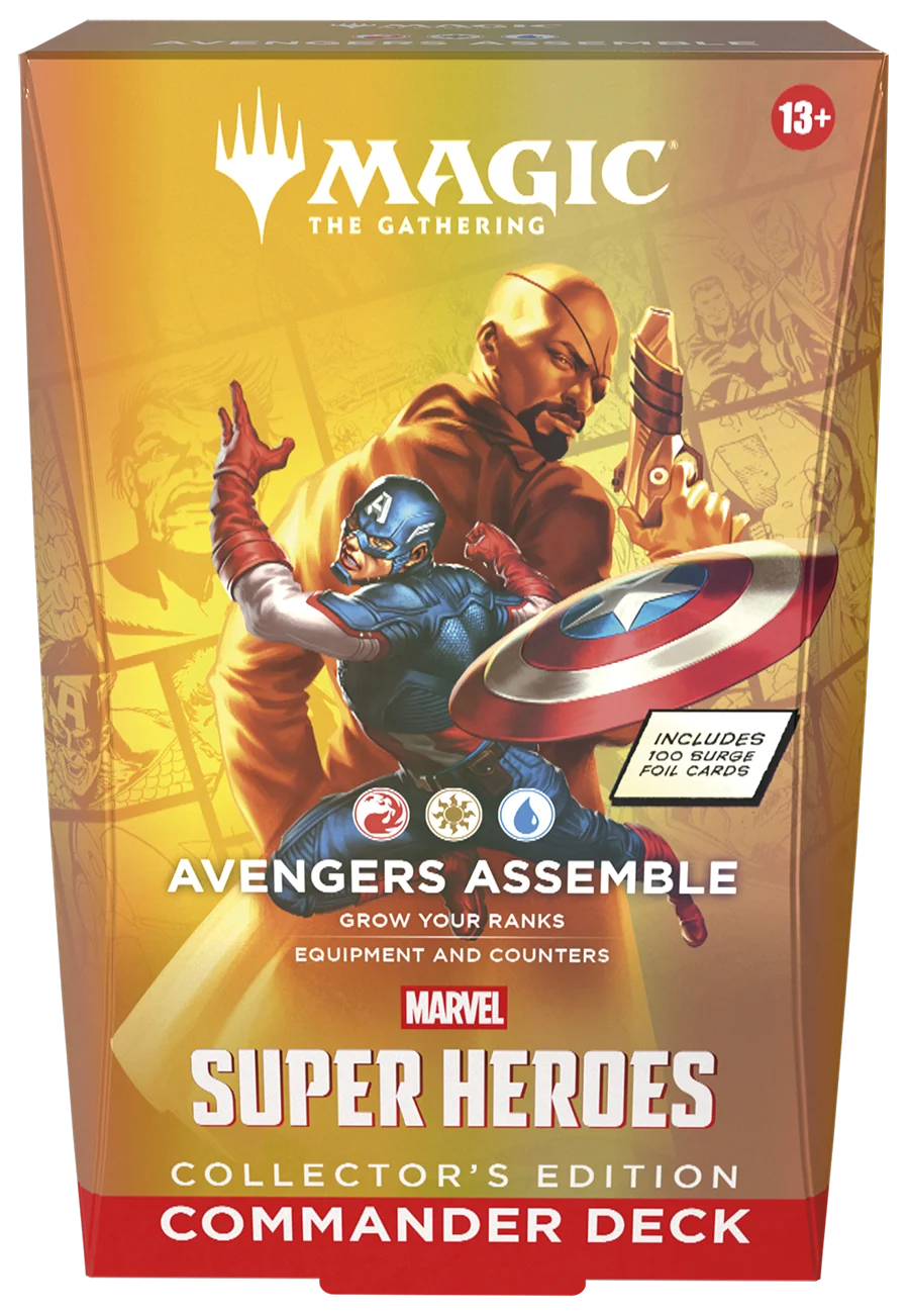 Magic the Gathering: Marvel Super Heroes Collector Commander Deck Avengers Assemble
