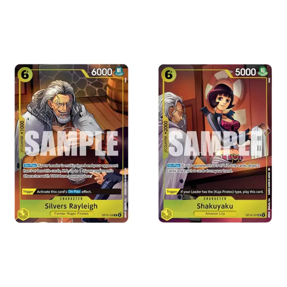 Tcg One Piece: Illustration Box Rayleigh Shakuyaku