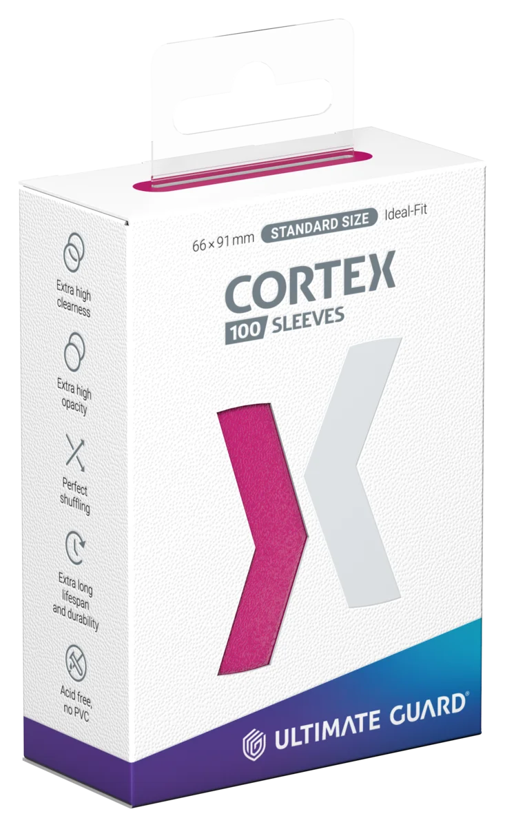 Ultimate Guard Cortex Sleeves Standard Size 100 Pink