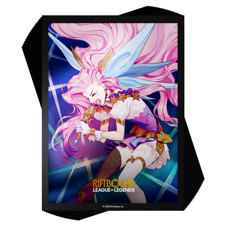 Tcg Riftbound: League of Legends Radiance Art Sleeves Seraphine 100ct
