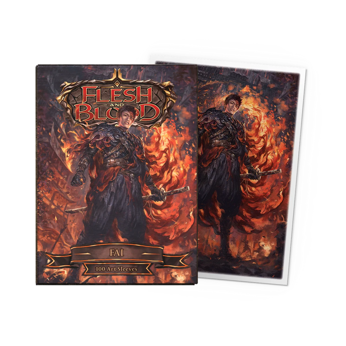Dragon Shield Standard Matte Art “Flesh & Blood Uprising Fai” Limited Edition 100 ct