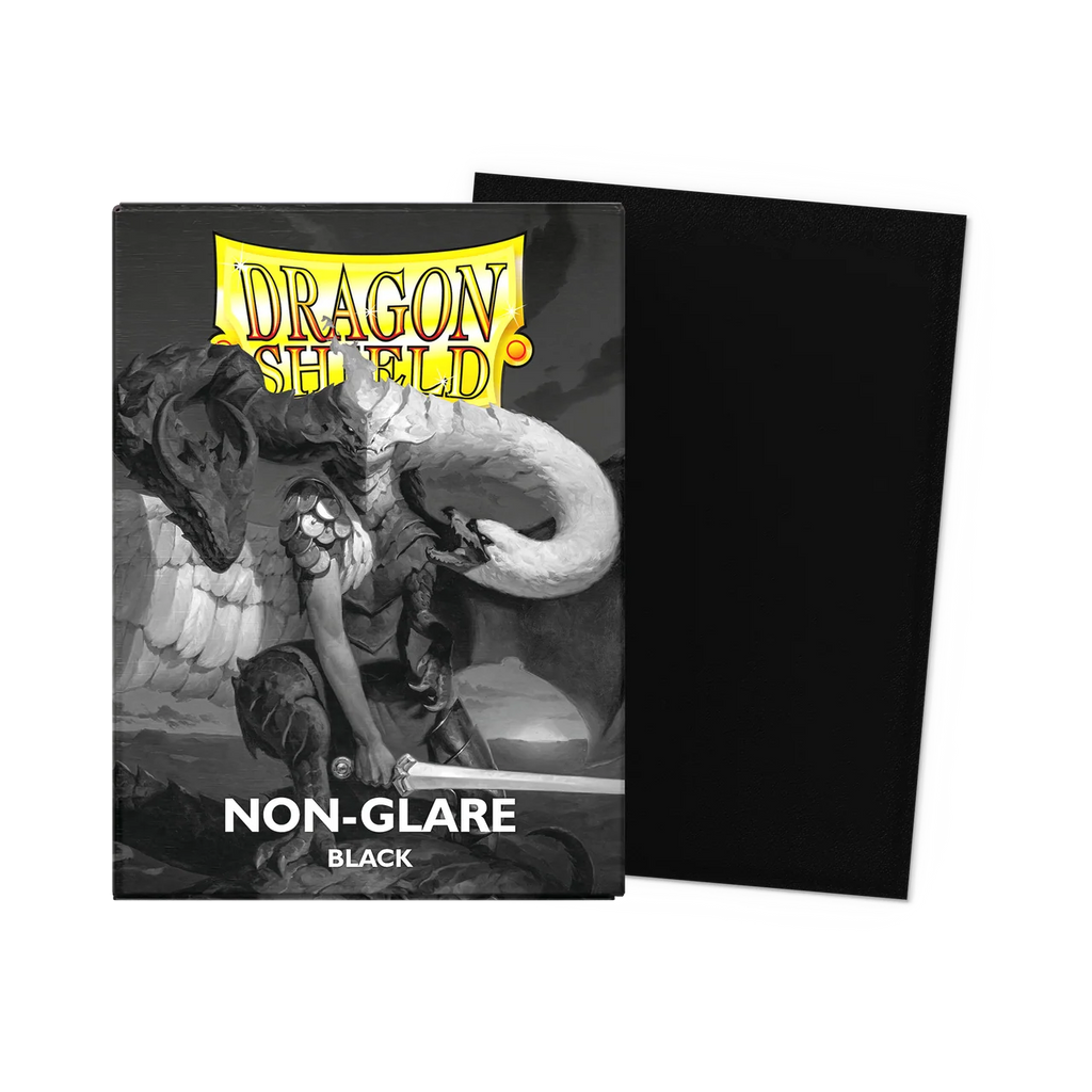 Tcg dragon shield: Black Non Glare Matte Sleeves