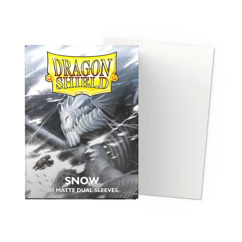 Tcg dragon shield: Snow Matte Dual Sleeves