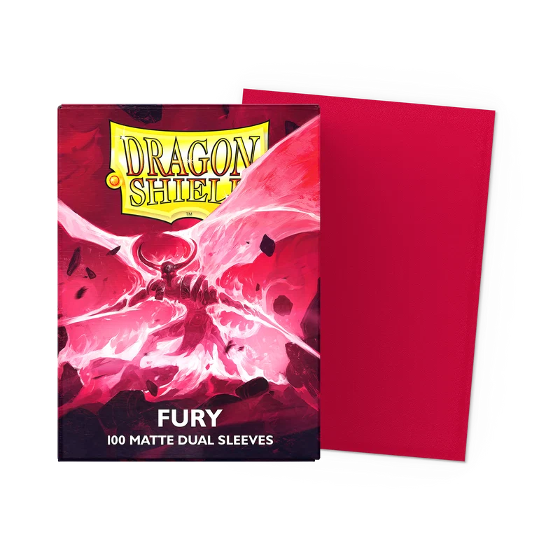 Dragon Shield Sleeves: Standard DUAL Matte Fury 100 ct