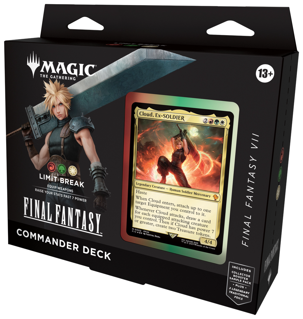 Tcg magic the gathering: FINAL FANTASY Commander Deck Limit Break SOLDIER