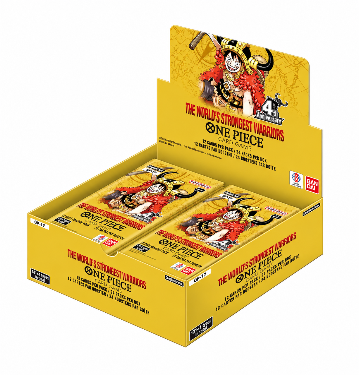 One Piece Card Game: Op 17 The World’s Strongest Warriors Booster Box