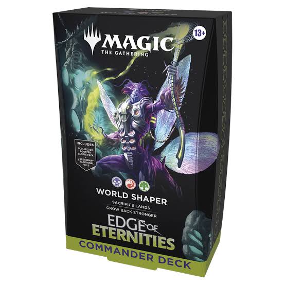 Tcg magic the gathering: world shaper edge of eternities commander deck