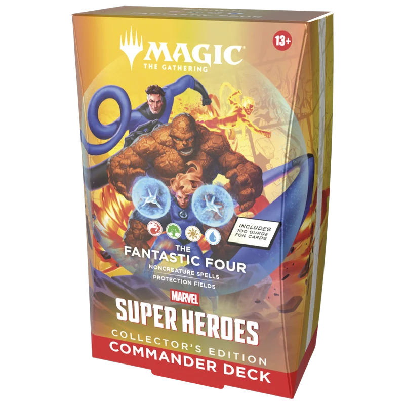 Tcg magic the gathering: Marvel Super Heroes Commander Deck: Collector's Edition: Fantastic Four
