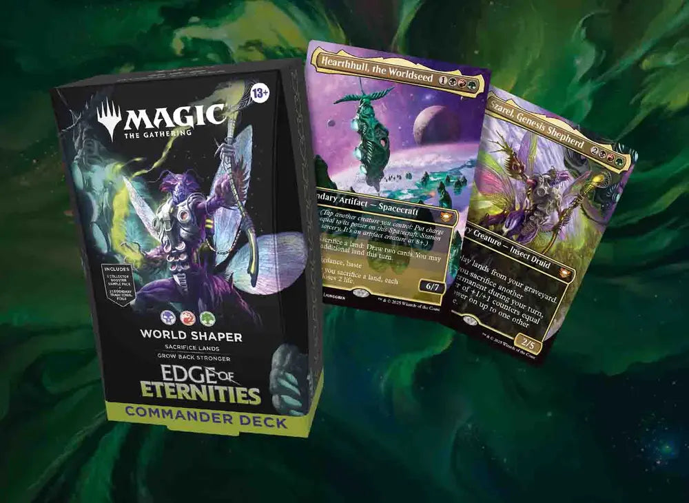 Tcg magic the gathering: world shaper edge of eternities commander deck