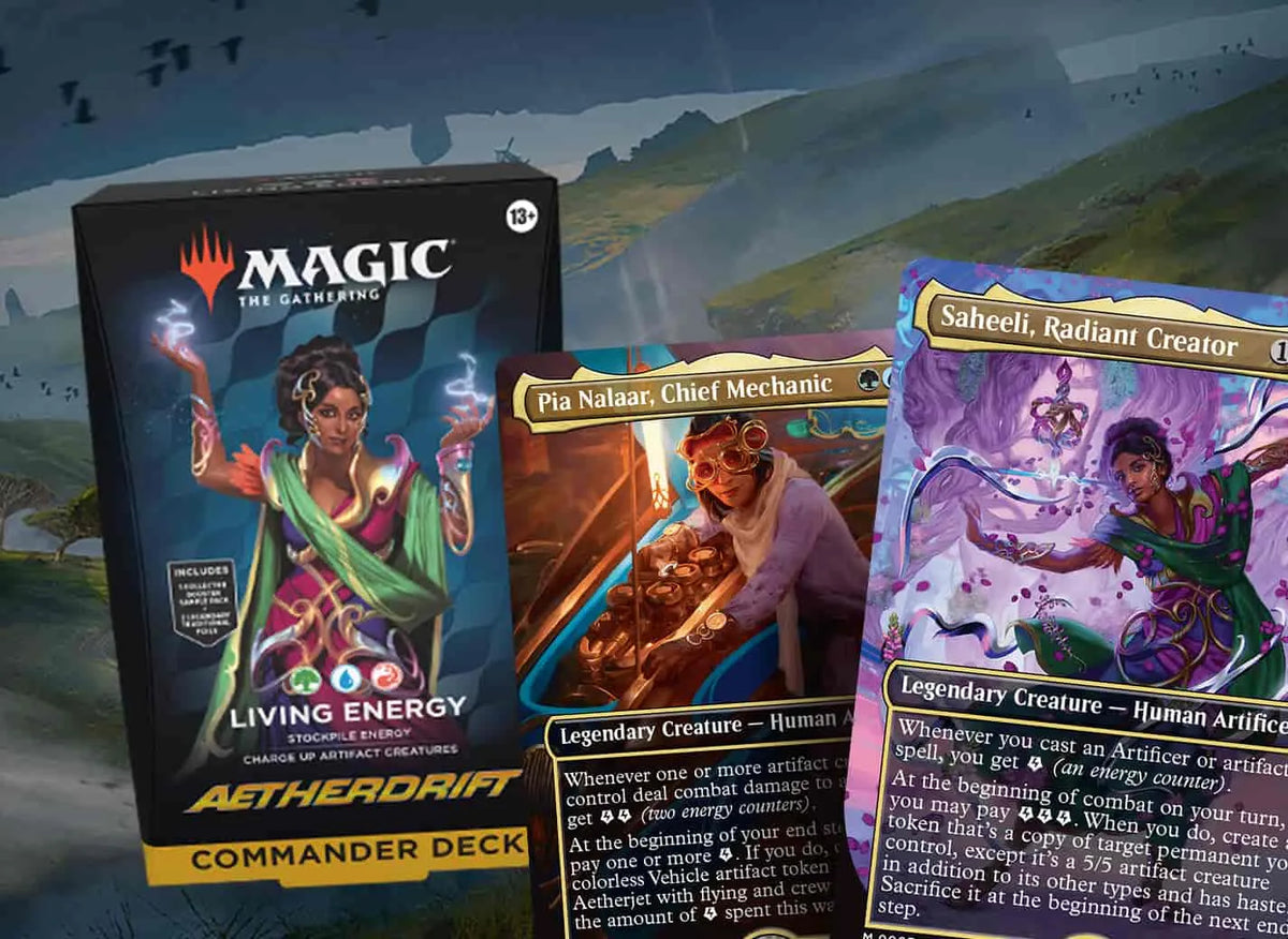 Tcg Magic the gathering: Aetherdrift Commander Deck Living Energy