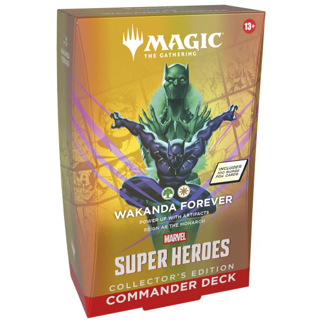 Tcg magic the gathering: Marvel Super Heroes Commander Collector Wakanda Forever
