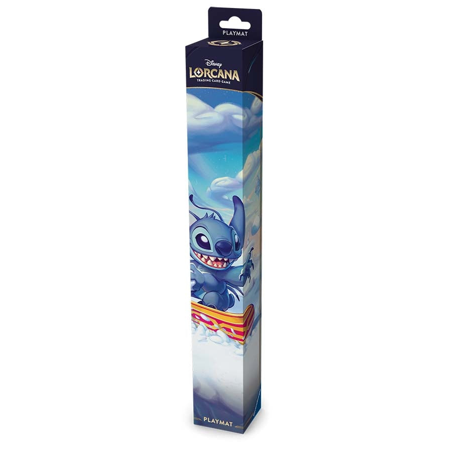 DISNEY LORCANA: SET 14: HYPERIA CITY: PLAYMAT SNOWBOARDING STITCH